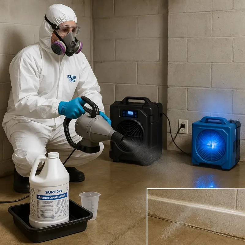 Sanitization and Odor Removal process in Little Falls, MN